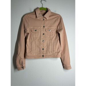 Rare Carla Kops Paris Women’s Denim Jacket Bronze Peach Size S